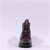 Remonte Low Block Heel Laced Ankle Boot - Wine Combi